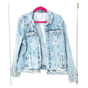 Distressed Denim Jacket